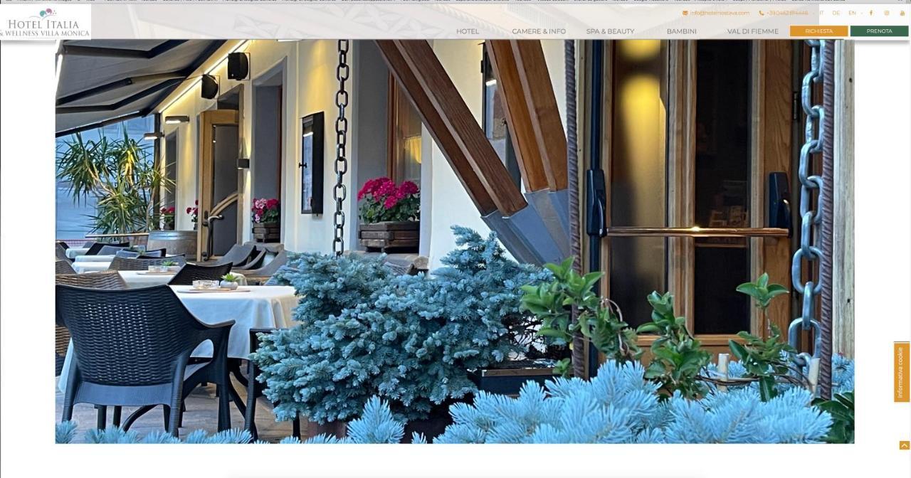 Hotel Italia Castello–Molina di Fiemme Kültér fotó